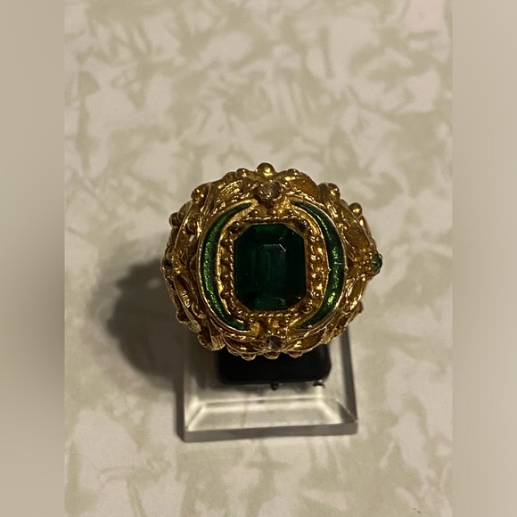 LAST CHANCE 🔥 Vintage Costume Fleur De Lis Adjustable Ring #7993 - Picture 10 of 10